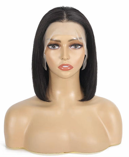 Short bob lace front wig